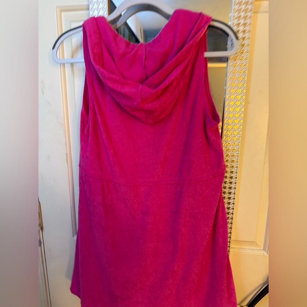 Pink swim suit coverup